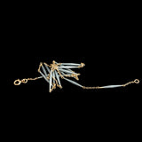 Edwardian Guilloché Enamel & 18k Gold 19" Chain