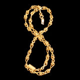 Victorian 9k Gold Fancy Link 18" Chain