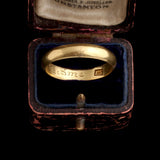 Late 18th Century "Gods Blessing Be" Posy Ring