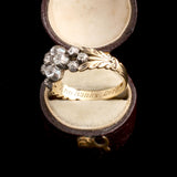 Georgian Diamond Pansy Mourning Ring