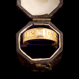 Victorian "Mizpah" North Star Ring