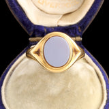 Victorian Nicolo Sardonyx "Eye" Signet Ring