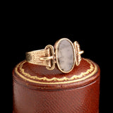 Victorian Dendritic Agate Buckle Ring