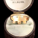 Georgian Pearl & Emerald Quatrefoils Ring