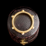 Victorian Pearls & Granulation Elephant Hair Ring