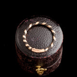 Victorian Gold Ribboned Elephant Hair Ring