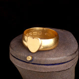 Victorian 22k Gold Heart Band