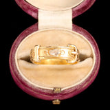 Victorian Rose Cut Diamond Buckle Ring