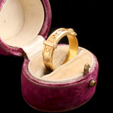 Victorian Rose Cut Diamond Buckle Ring