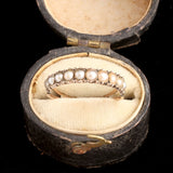 Georgian Seed Pearl Half Hoop