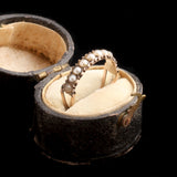 Georgian Seed Pearl Half Hoop