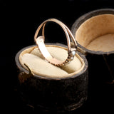 Georgian Seed Pearl Half Hoop