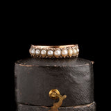 Georgian Seed Pearl Half Hoop
