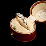 Georgian Table Cut Diamond Five Stone Ring