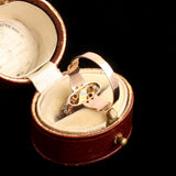 Late 19th Century Rose Cut & Seed Pearl North South Ring