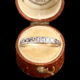 Georgian Rose & Old Mine Cut Diamond Eternity Ring