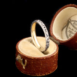 Georgian Rose & Old Mine Cut Diamond Eternity Ring