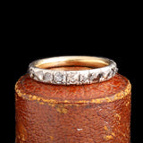 Georgian Rose & Old Mine Cut Diamond Eternity Ring