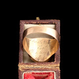 Georgian Bullseye Agate Mourning Ring