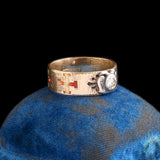 1940s Diamond & Enamel Masonic Ring