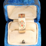 1940s Diamond & Enamel Masonic Ring