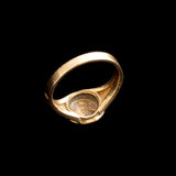 Victorian Enamel, Pearl & Diamond "Ever True" Cluster Ring