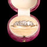 Early 19th Century Rose Cut Diamond Half Hoop