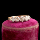 Early 19th Century Rose Cut Diamond Half Hoop