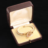 Late 19th Century French Equestrian Diamond Bangle