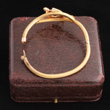 Late 19th Century French Equestrian Diamond Bangle