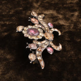 18th Century Portuguese Topaz & Amethyst Brooch